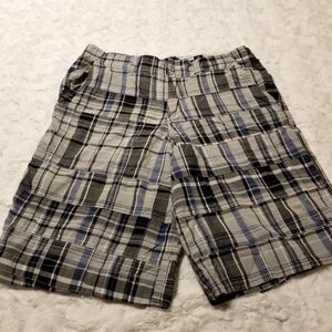 BKE Mens Shorts Plaid Size 34 Pockets Summer Gorpcore